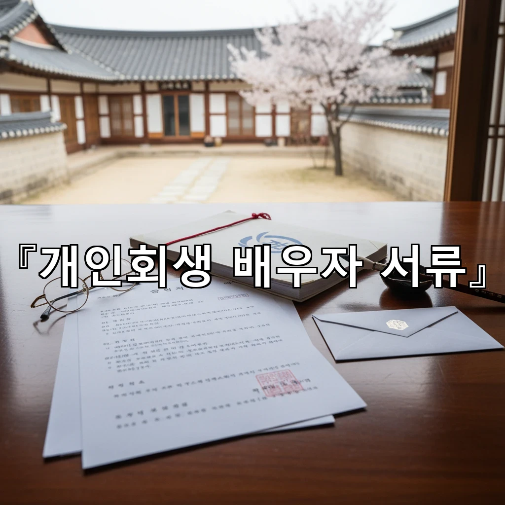 개인회생배우자서류 제출 전 가족관계와 재산내역 확인하는 방법