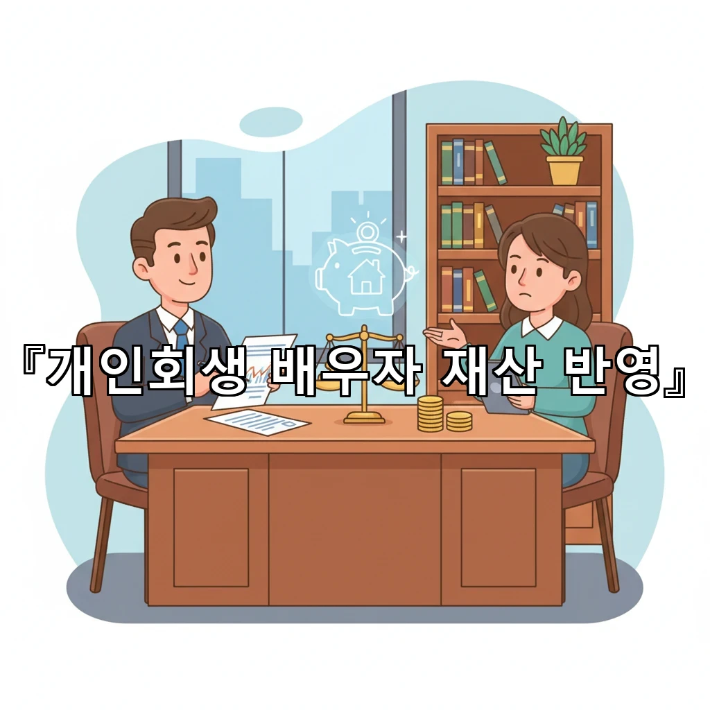 개인회생배우자재산반영 심사에서 혼인중 저축이 어떻게 계산되는지