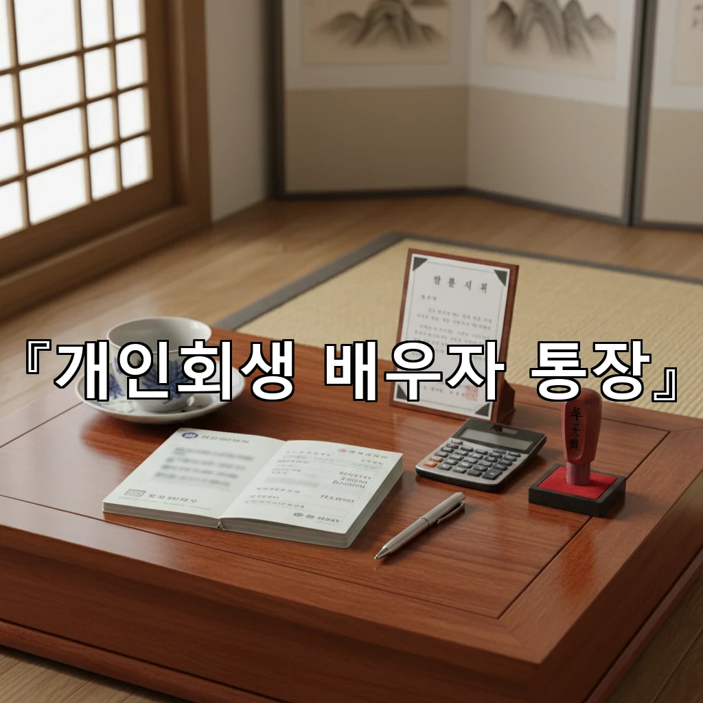 개인회생배우자통장 사용이 문제될 때 미리 점검할 핵심 기준들