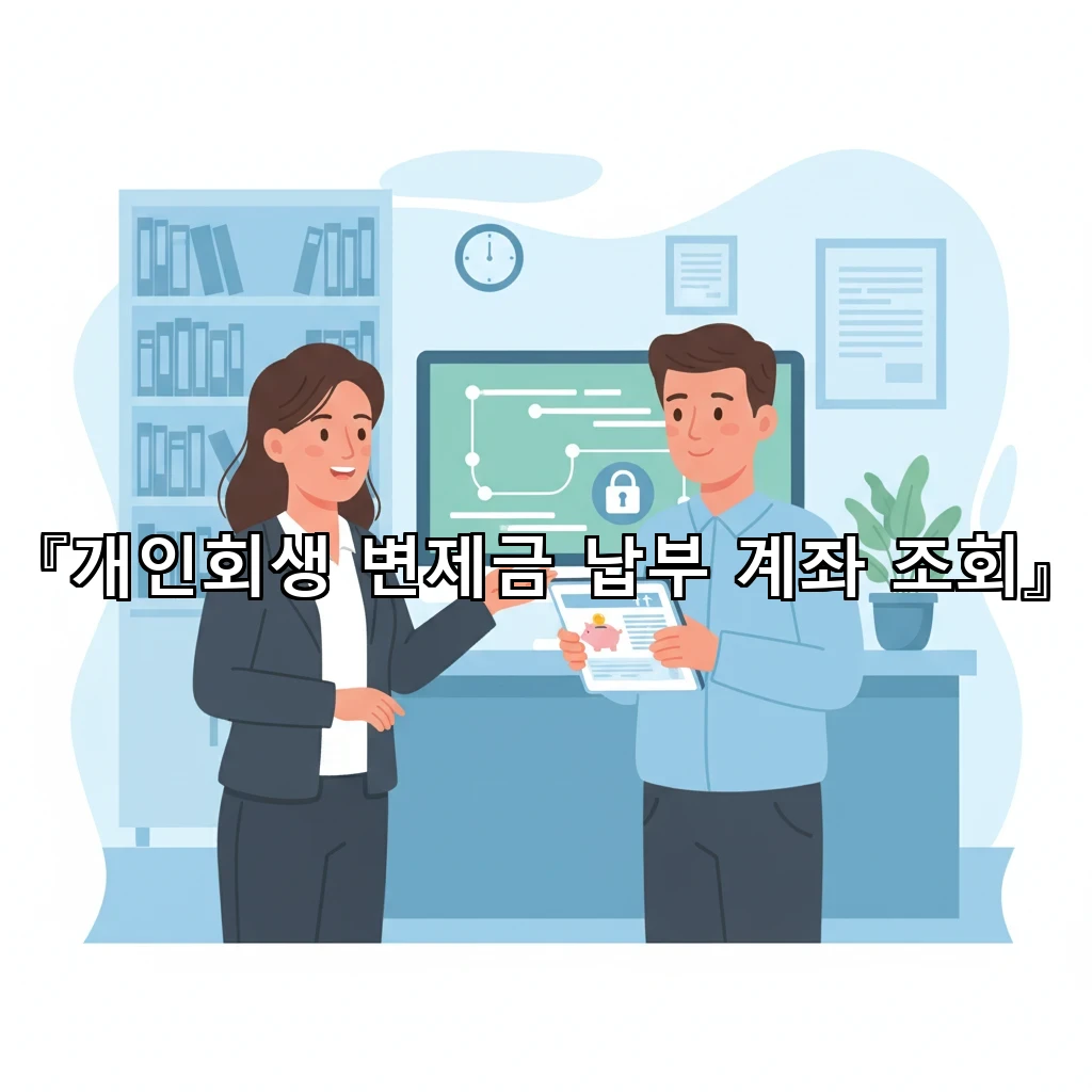 legal image 개인회생 변제금 납부 계좌 조회 1640