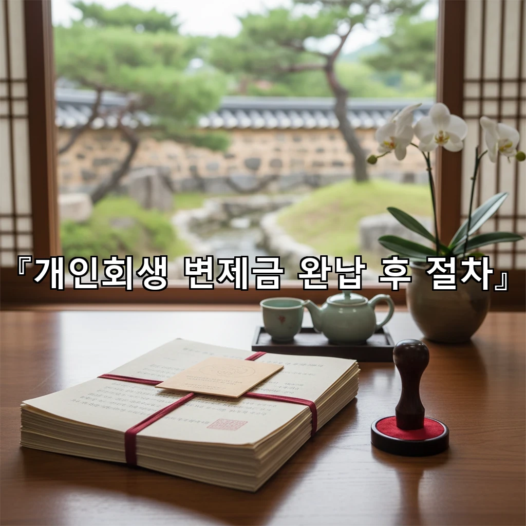 legal image 개인회생 변제금 완납 후 절차 1565