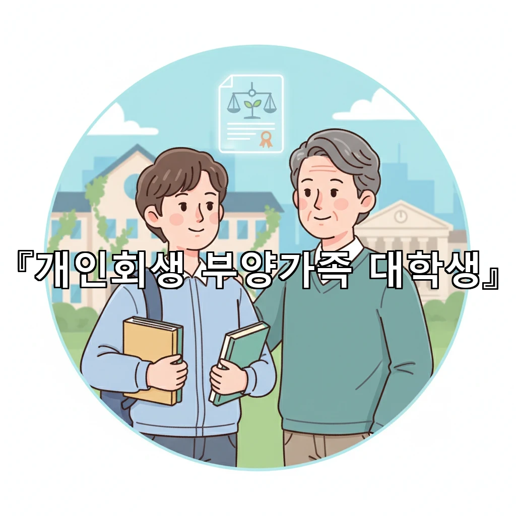 legal image 개인회생 부양가족 대학생 1585