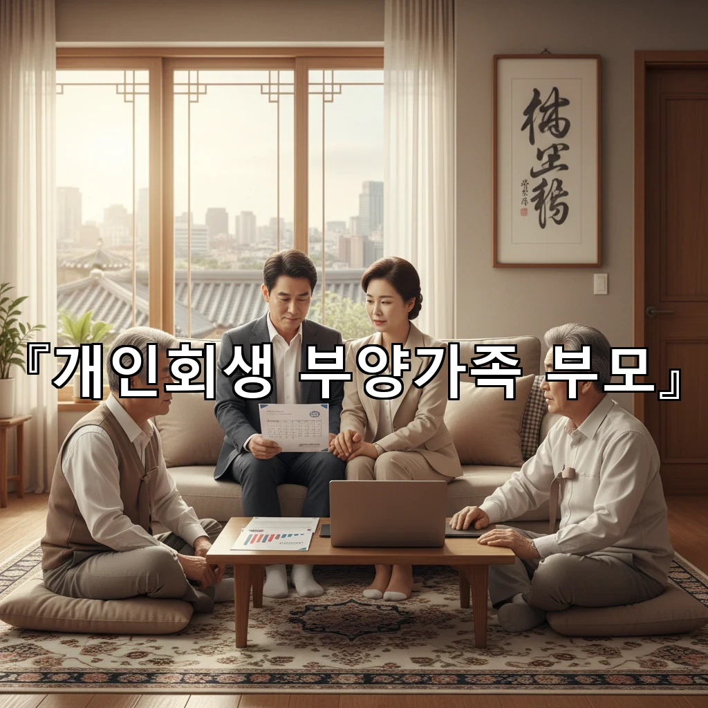 개인회생부양가족부모 기준으로 인정받는 범위와 준비 서류 정리