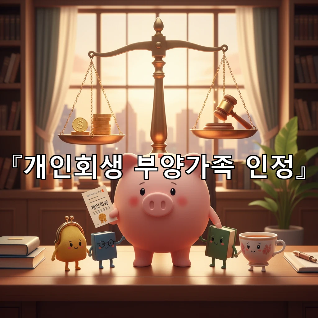 개인회생부양가족인정 기준이 바뀌면 월변제금에 어떤 차이가 날까