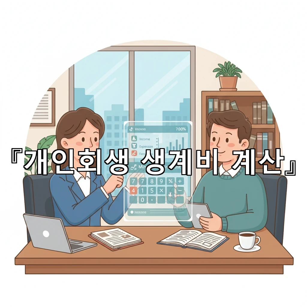 개인회생생계비계산 신청 전 가족 수별 기준을 정리하는 방법
