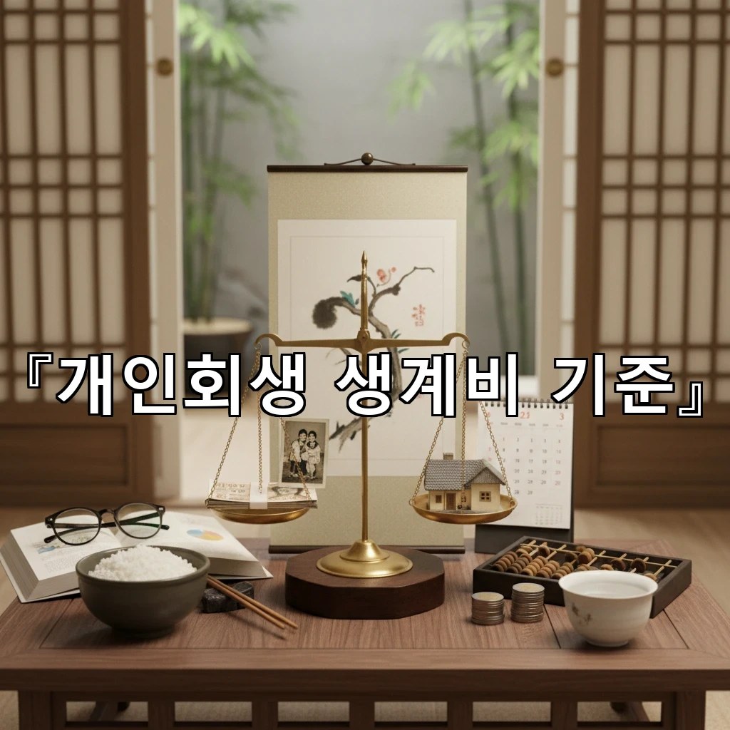 개인회생생계비기준 현실 가계부로 보는 적정 금액과 지출 조정법