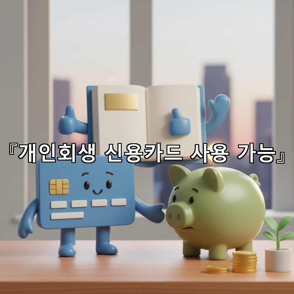 개인회생신용카드사용가능 조건에서 한도 조정과 이용 원칙 세우기