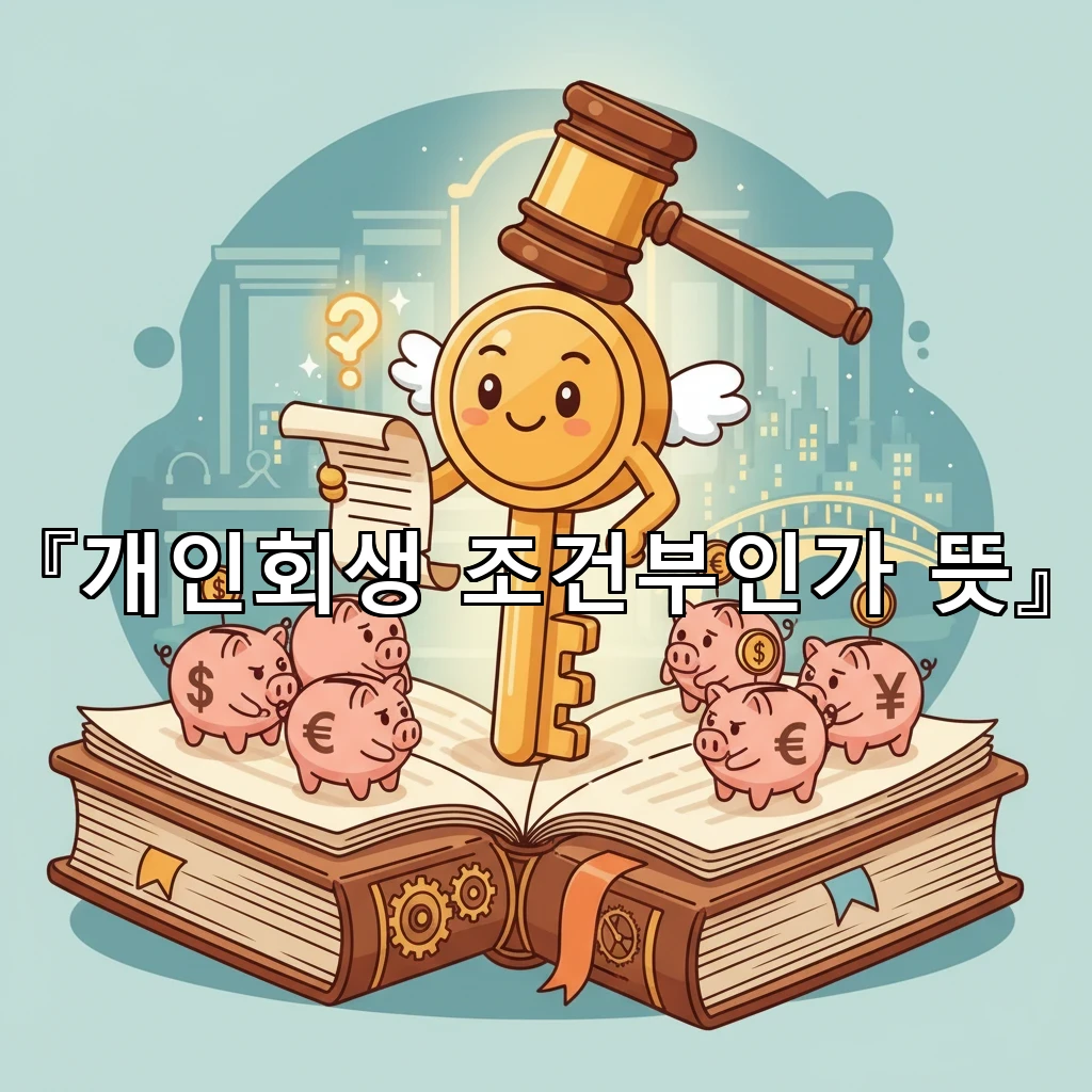 개인회생조건부인가뜻 보정권고와 차이점부터 준비서류까지 살펴보기