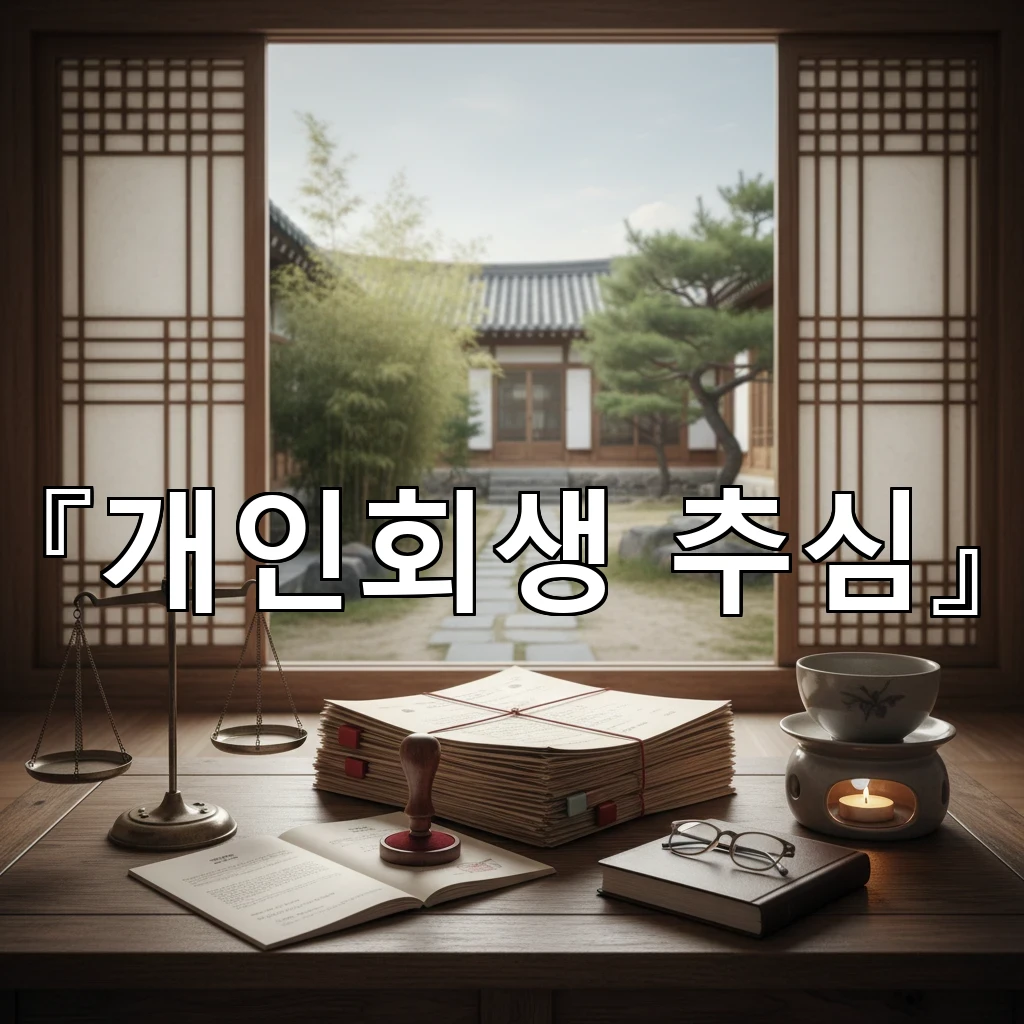 개인회생추심 중단을 위한 서류 준비 순서와 제출 전 점검법