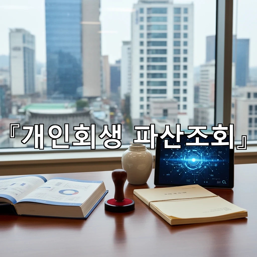 개인회생파산조회 진행 전 채무 상황을 정리하는 현실적인 순서