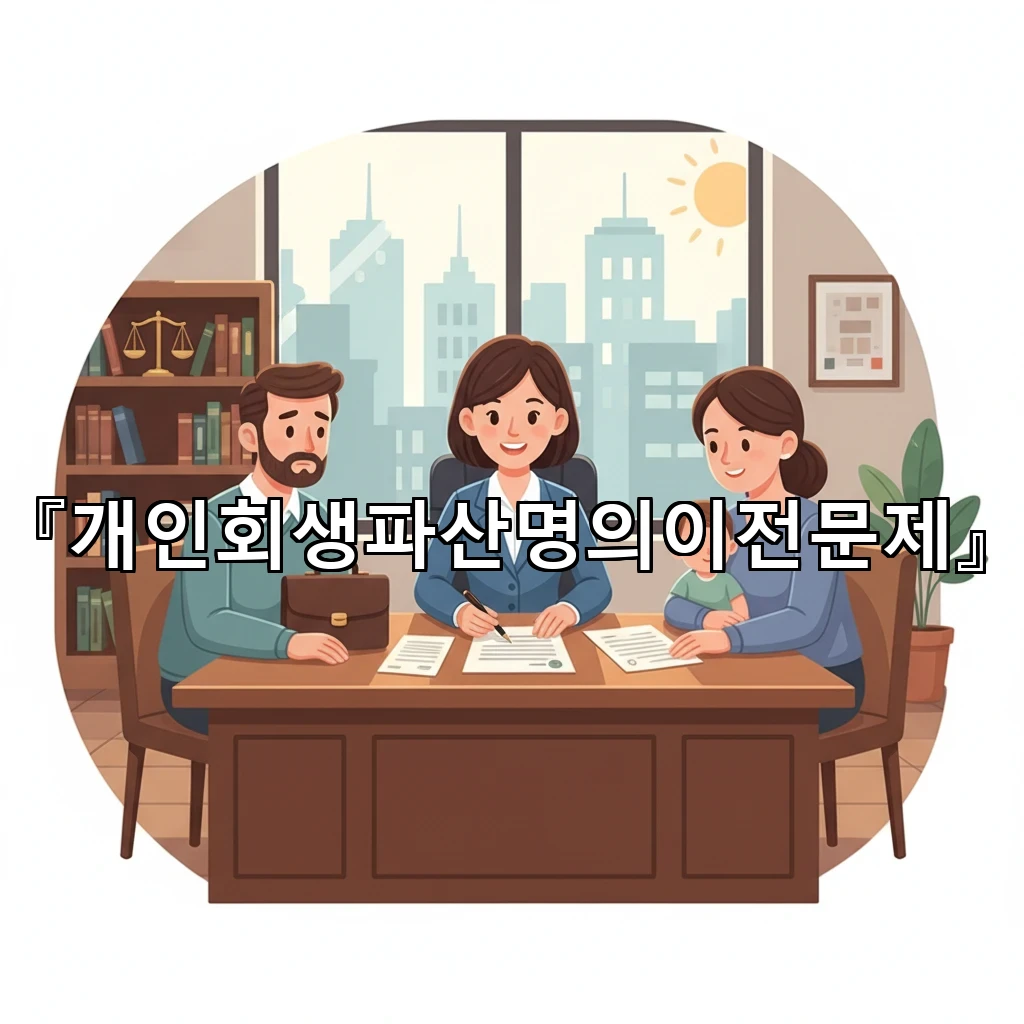 legal image 개인회생파산명의이전문제 1615