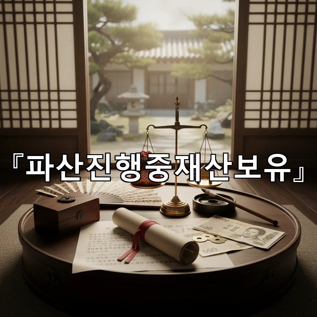 파산진행중재산보유 상태에서 통장잔고가 있으면 절차가 달라질까