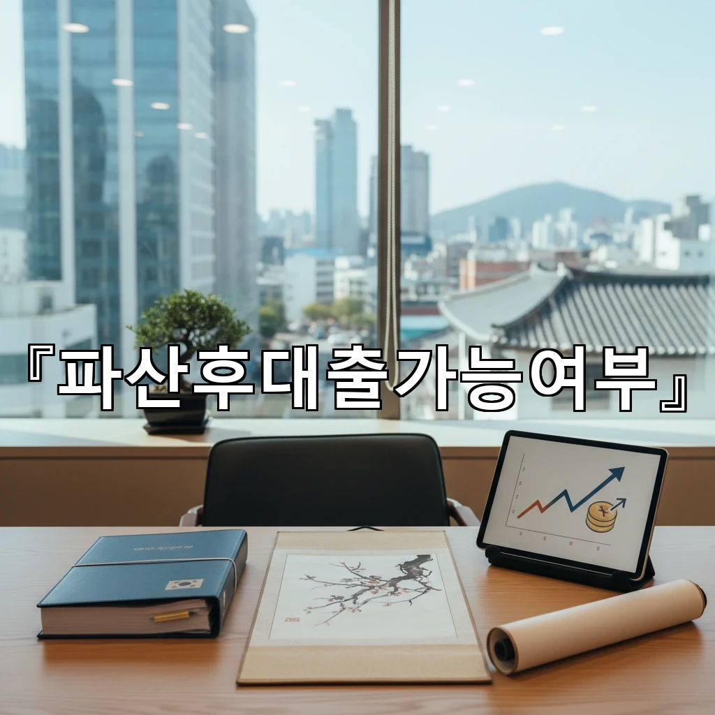 파산후대출가능여부 회생종료 뒤 신용점수로 판단하는 핵심 흐름