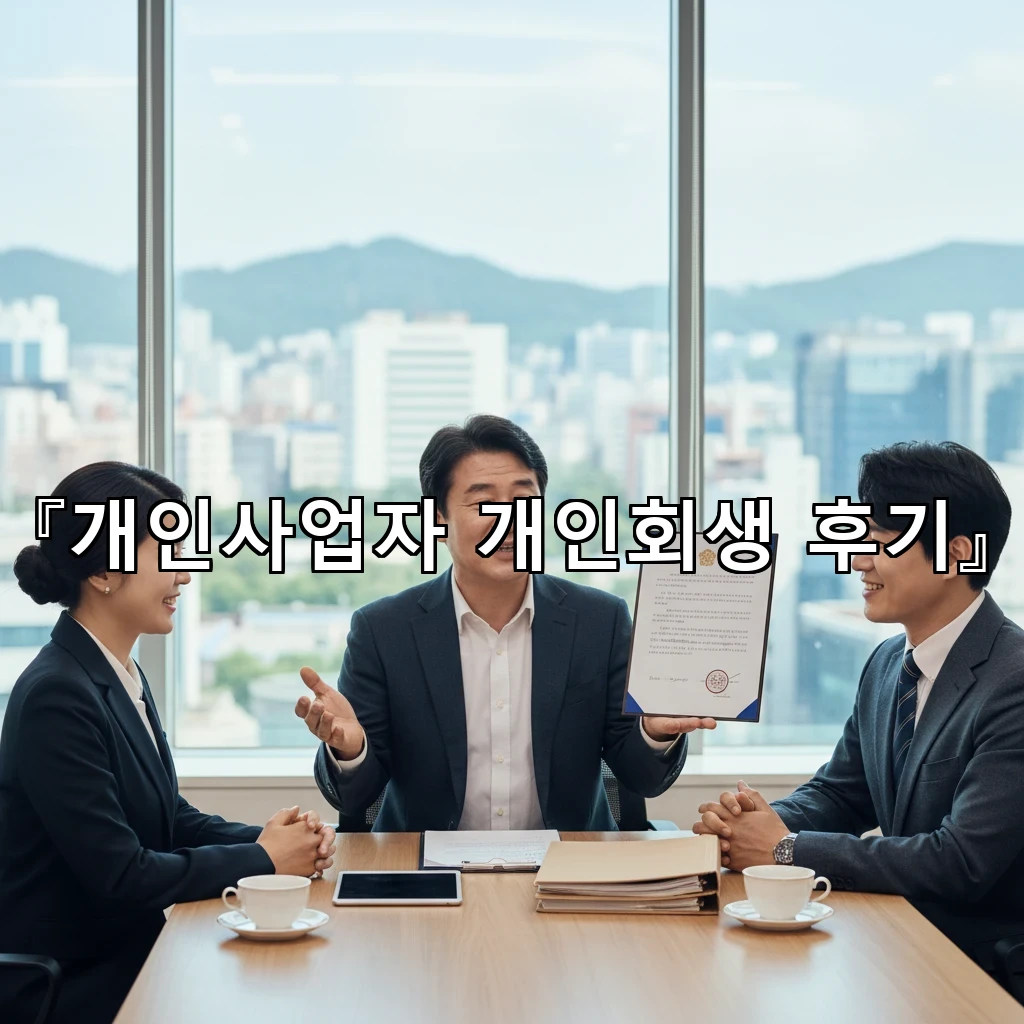 개인사업자개인회생후기 매출 흔들릴 때 선택한 정리 절차의 전말