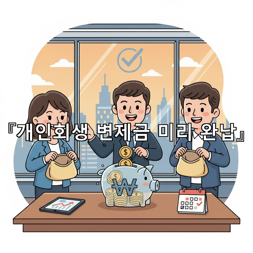 legal image 개인회생 변제금 미리 완납 2378