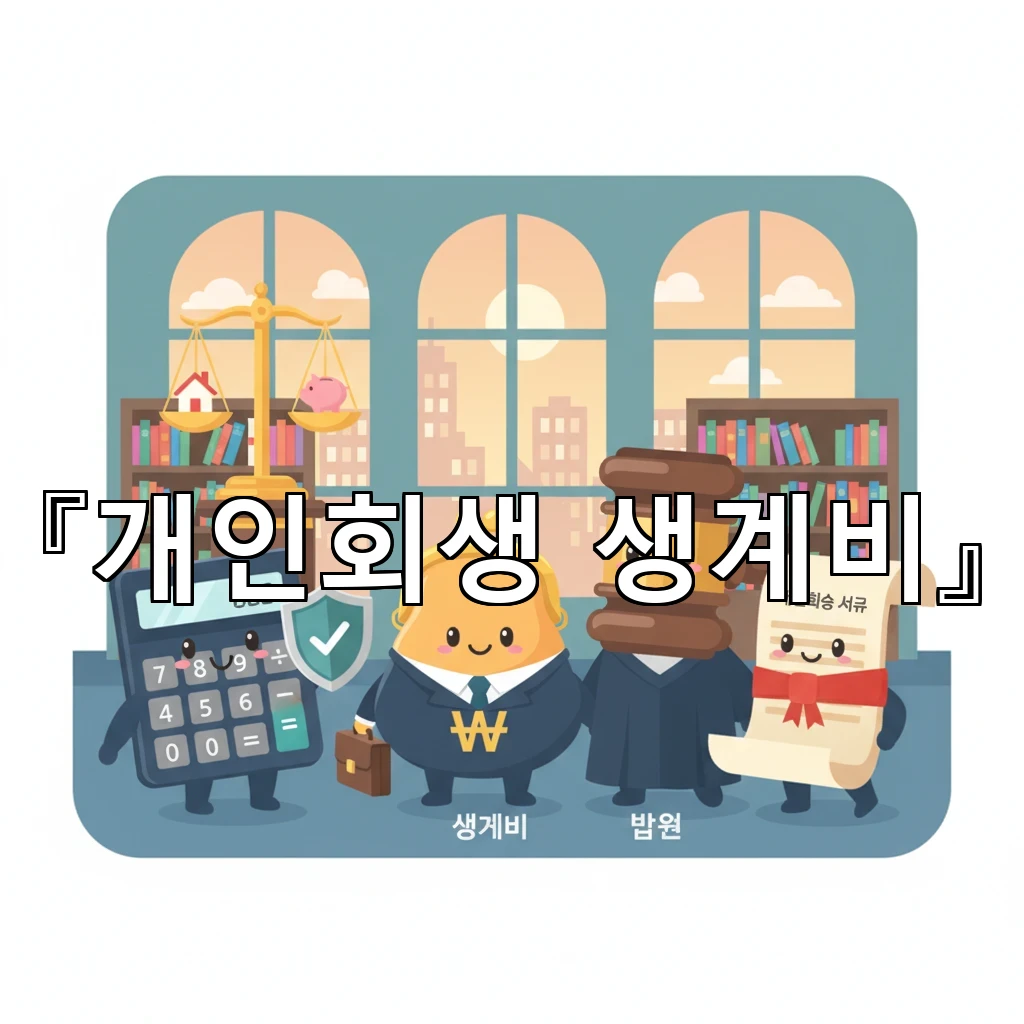 개인회생생계비 산정이 바뀌는 순간 준비해야 할 서류와 절차