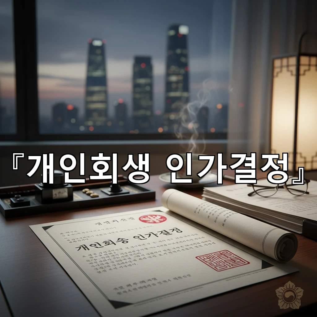 legal image 개인회생 인가결정 2166