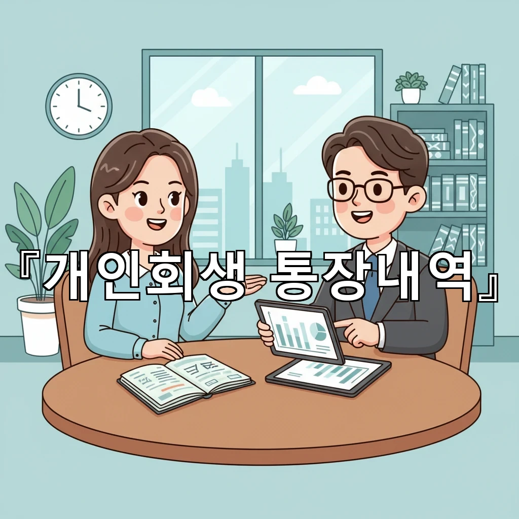 legal image 개인회생 통장내역 2160