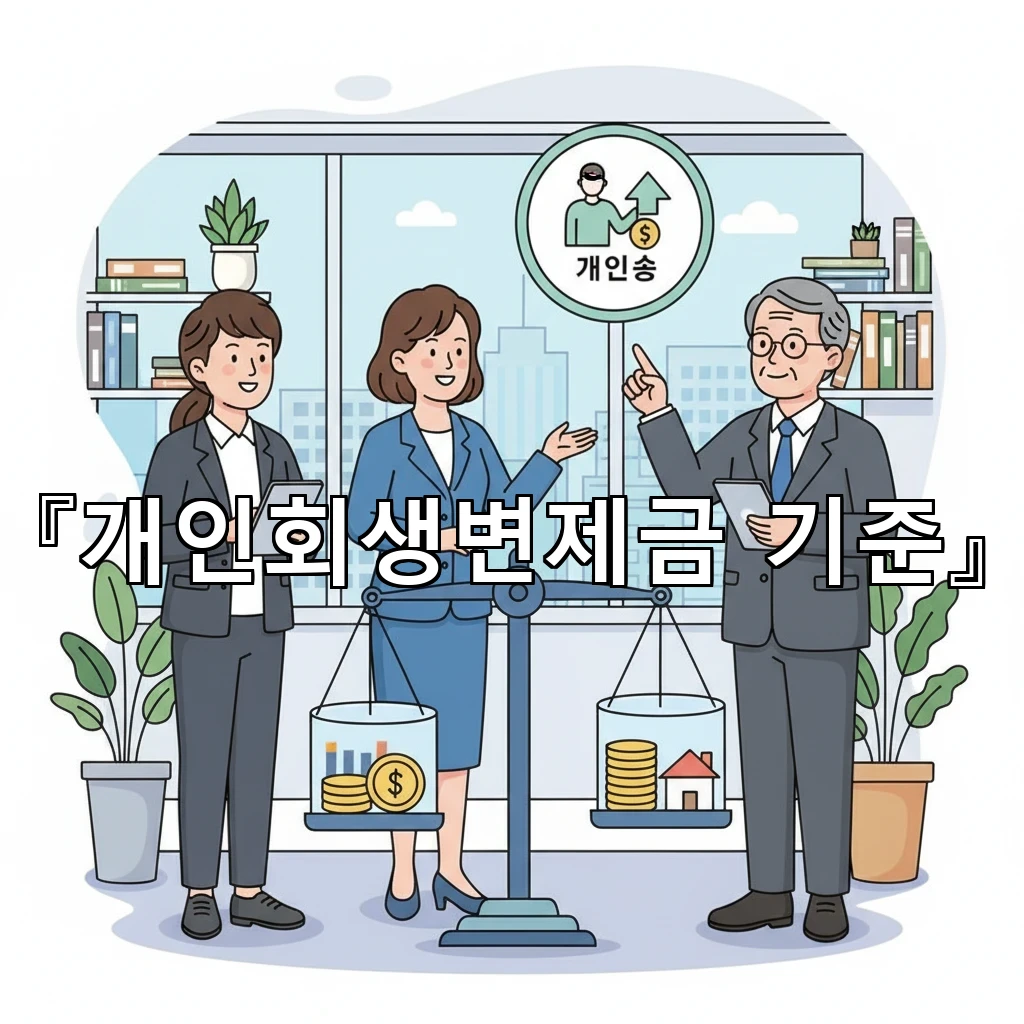 개인회생변제금기준 매달 납부액을 정하는 핵심 항목 쉽게 정리