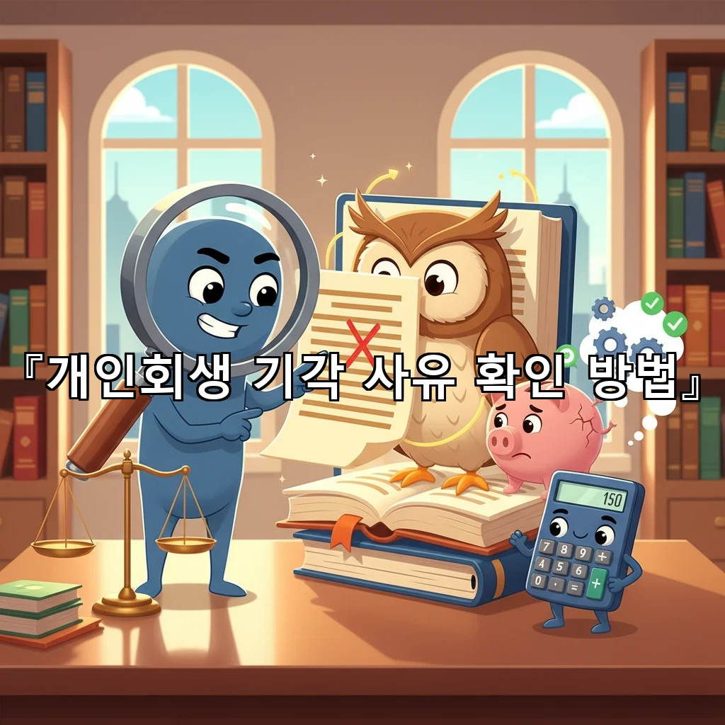 개인회생기각사유확인방법 제출서류부터 진술까지 점검하는 순서