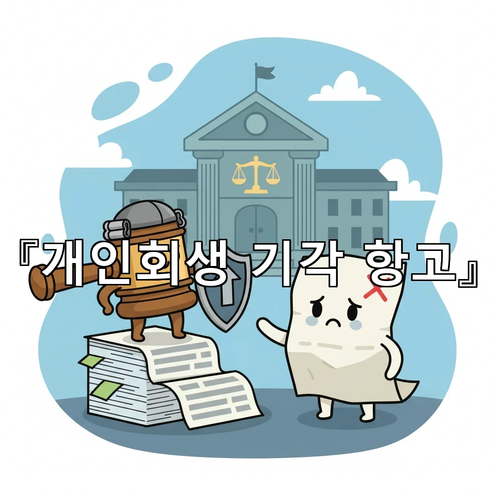 개인회생기각항고 이의신청과 차이점부터 선택 판단 기준까지 설명