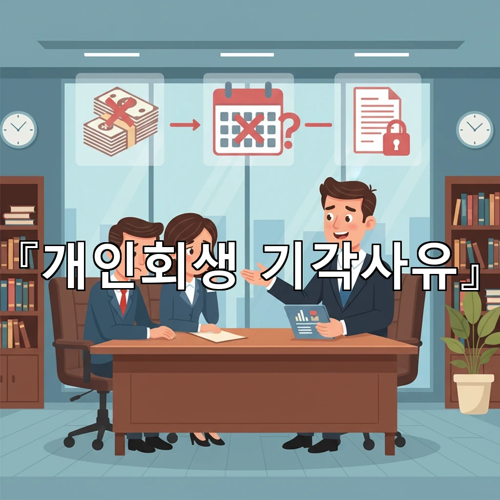 개인회생기각사유 소득 산정 오류가 불러오는 불허 결정의 흐름