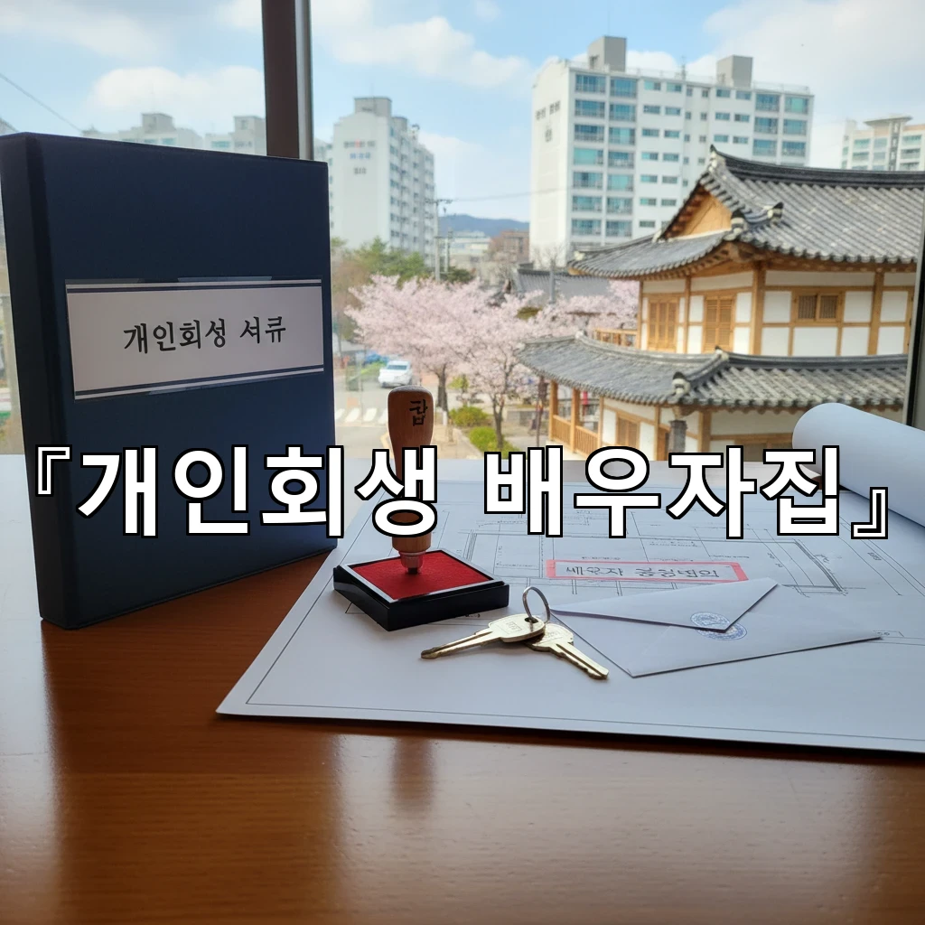 개인회생배우자집 재산분리 기준과 생활비 산정이 달라지는 경우