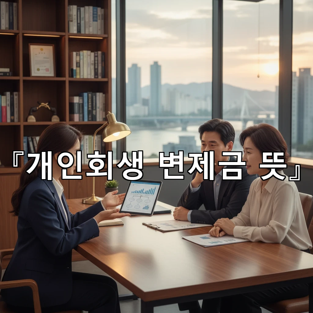 개인회생변제금뜻 월 납입액이 정해지는 기준을 쉽게 풀어보기