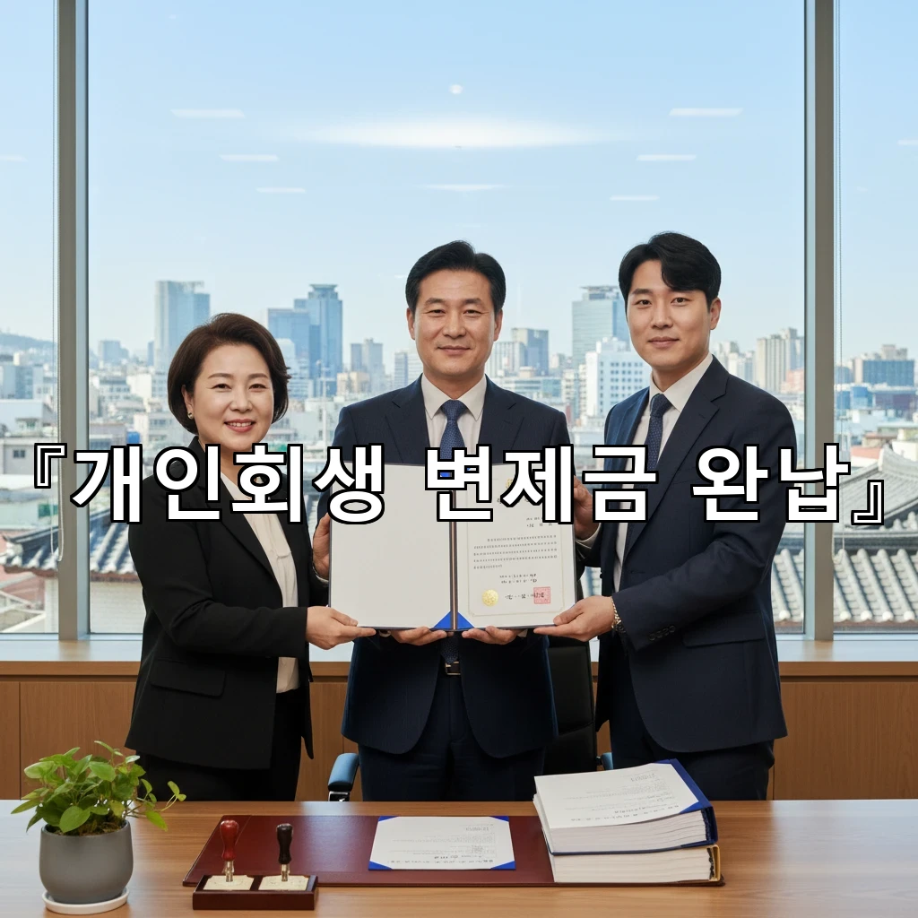 개인회생변제금완납 후 신용점수 회복 흐름과 주의할 점 정리