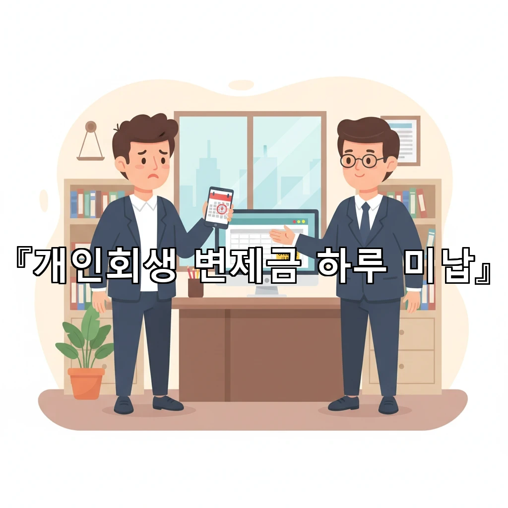 개인회생변제금하루미납 발생했을때 바로 확인할 핵심 절차 안내