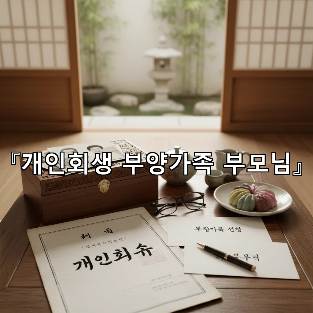 개인회생부양가족부모님 생활비 산정 기준과 서류 준비 흐름 안내