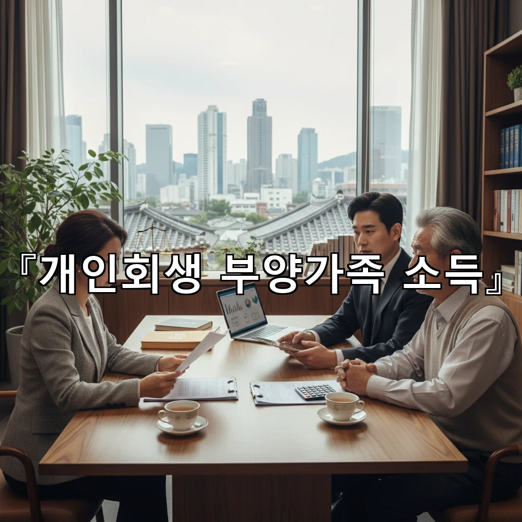 개인회생부양가족소득 산정에서 빠지기 쉬운 가족범위 점검법