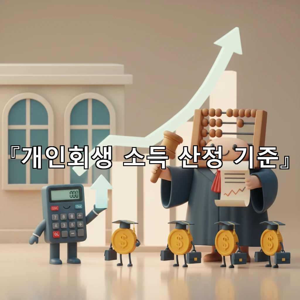 개인회생소득산정기준 월급 상여 수당을 합산하는 실제 계산 흐름