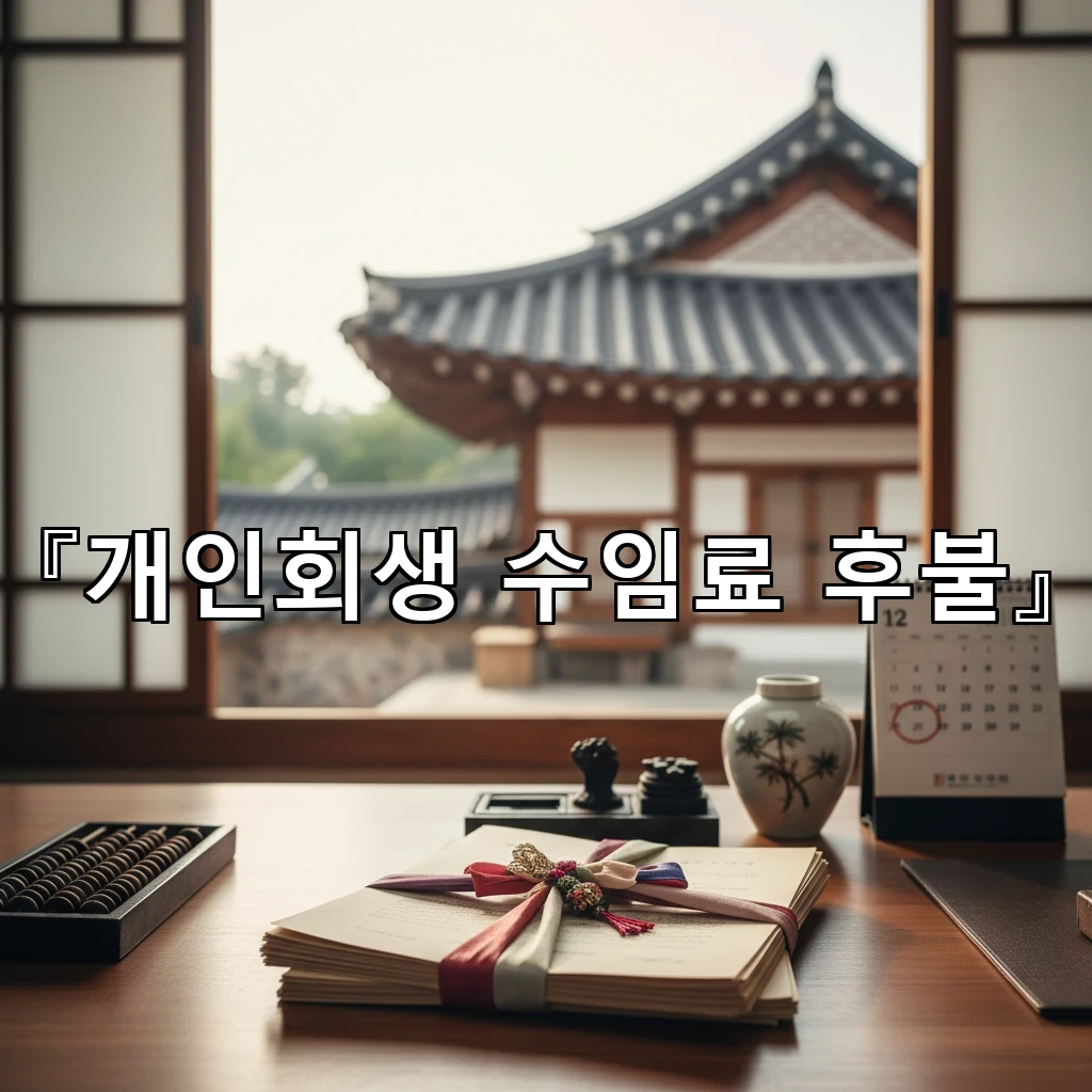 개인회생수임료후불 선택 전 확인할 상담 흐름과 서류 준비 요령