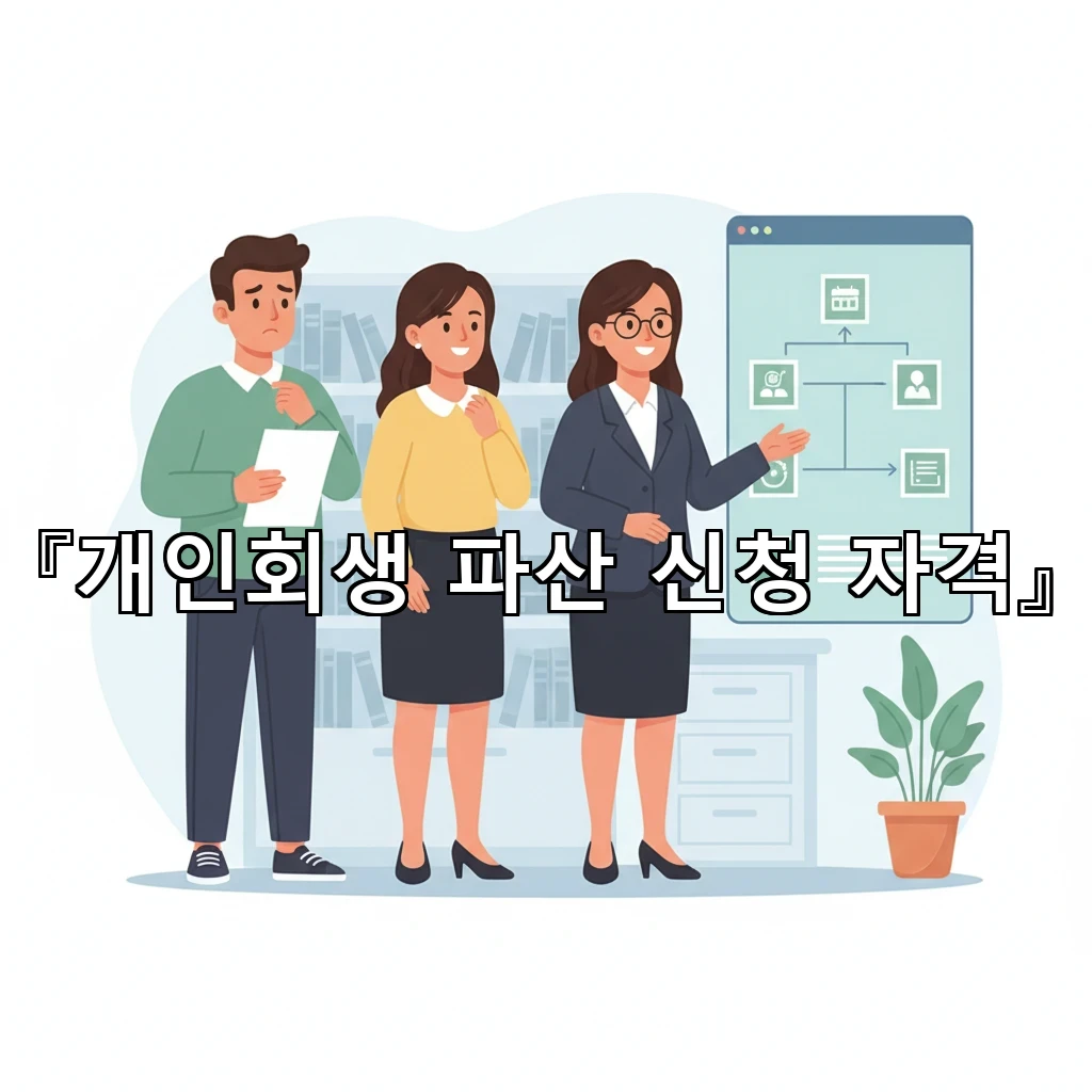 개인회생파산신청자격 먼저 점검하고 빚정리 방향을 정하는 법