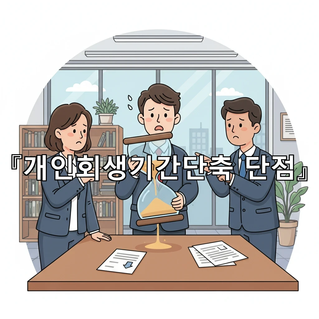 개인회생기간단축단점 서둘러 끝내려다 놓치기 쉬운 준비 단계들