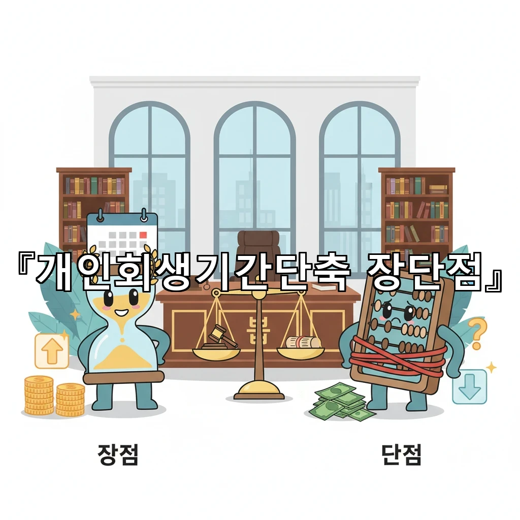 개인회생기간단축장단점 단축 이후 재신청 위험과 기록 관리 방법