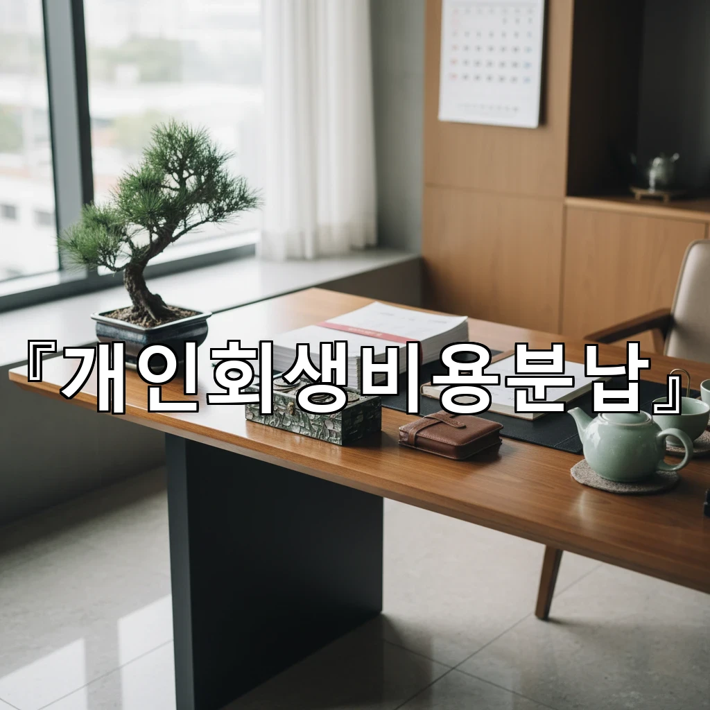 개인회생비용분납 처음 상담 전 준비할 서류와 질문 정리법 안내