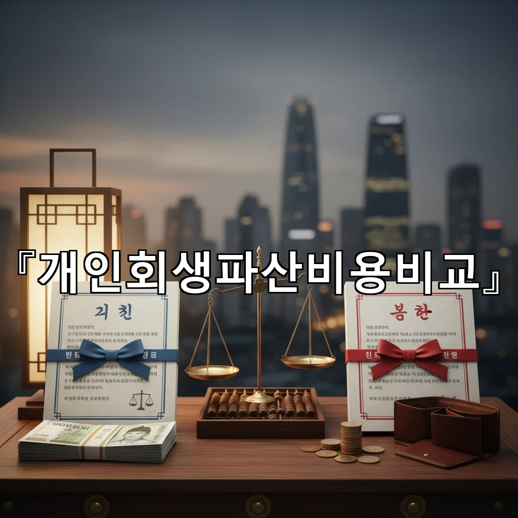 개인회생파산비용비교 상담 전 준비서류와 예상지출까지 정리하기