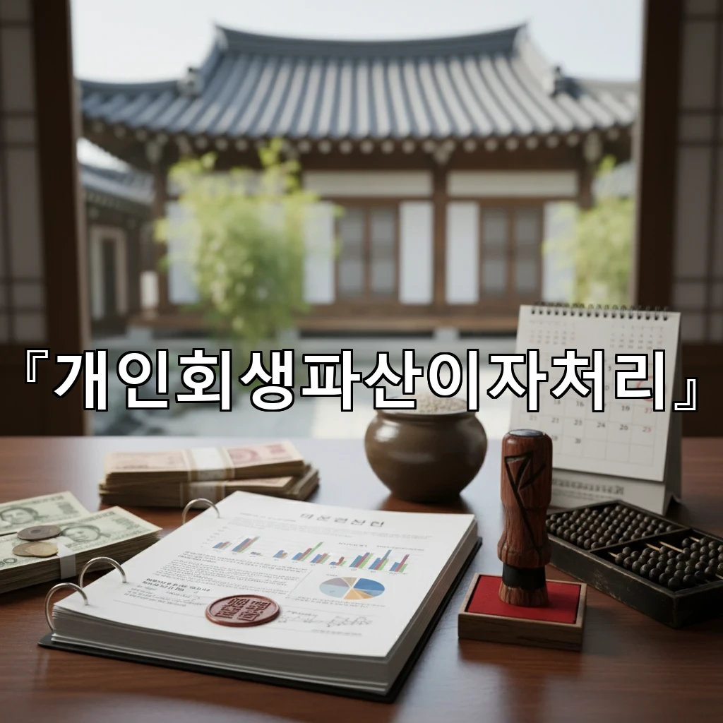 개인회생파산이자처리 원금과 이자 구분부터 실무 기준까지 정리