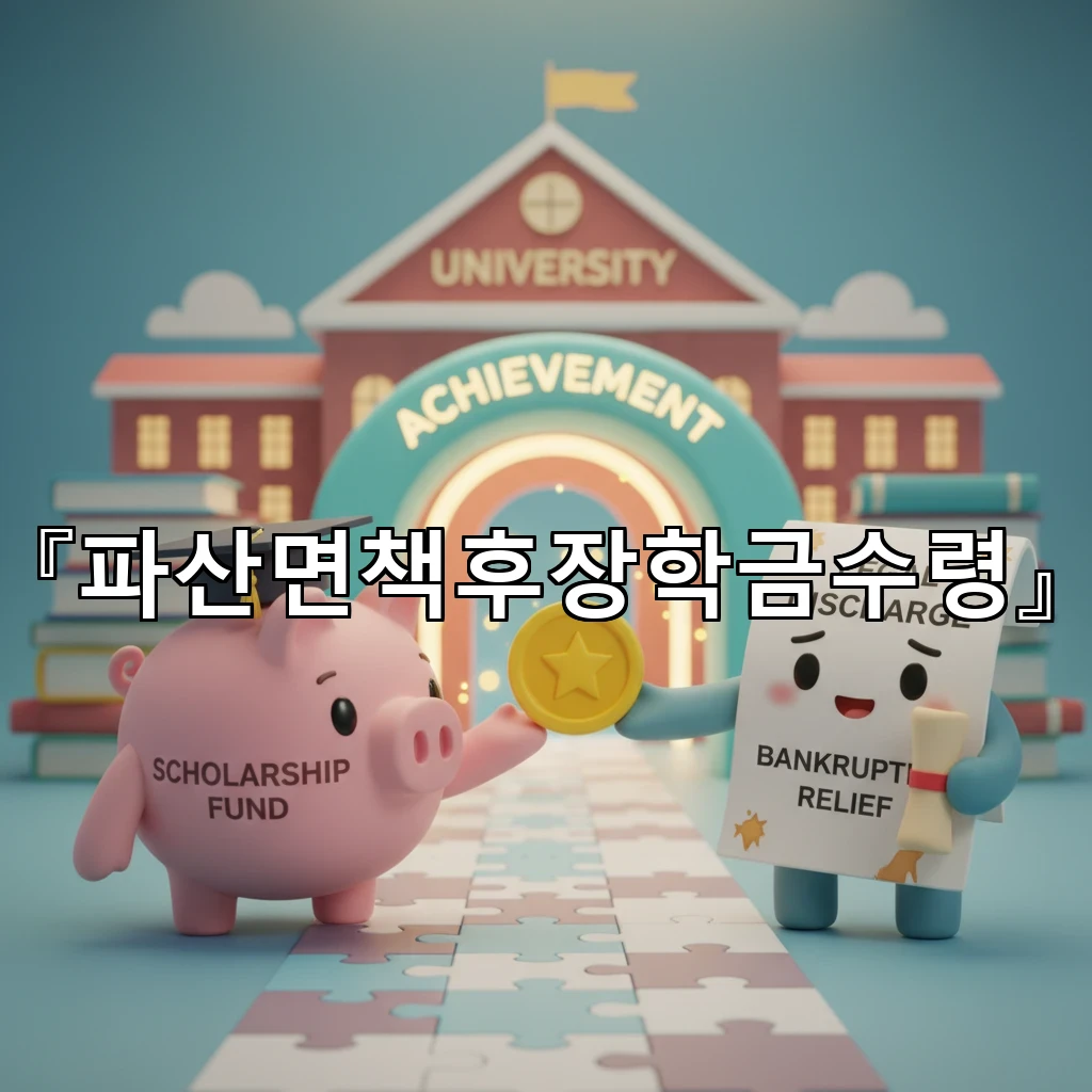 파산면책후장학금수령 가능 시기와 절차를 한눈에 정리한 안내서