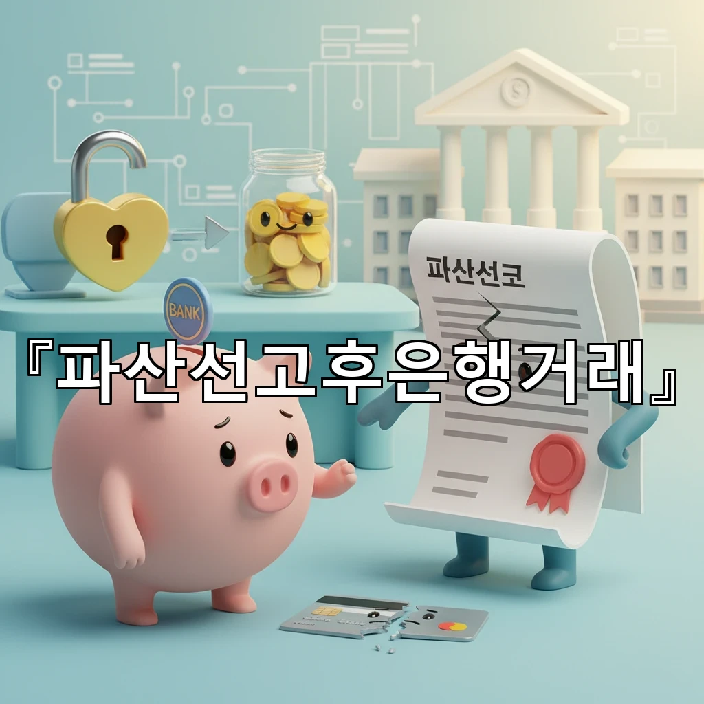 파산선고후은행거래가 막힐까 걱정될 때 먼저 확인할 절차 안내