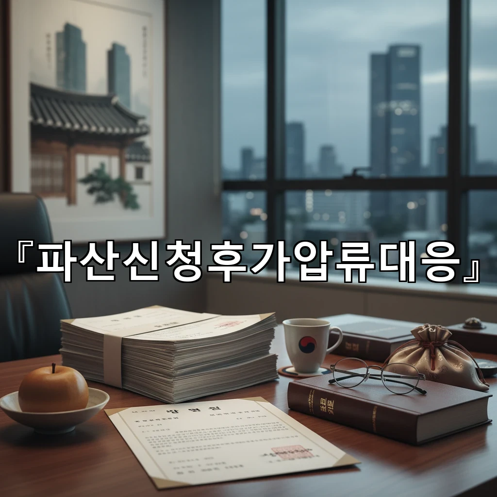 파산신청후가압류대응 접수 직후 은행계좌 막힘을 풀기 위한 순서