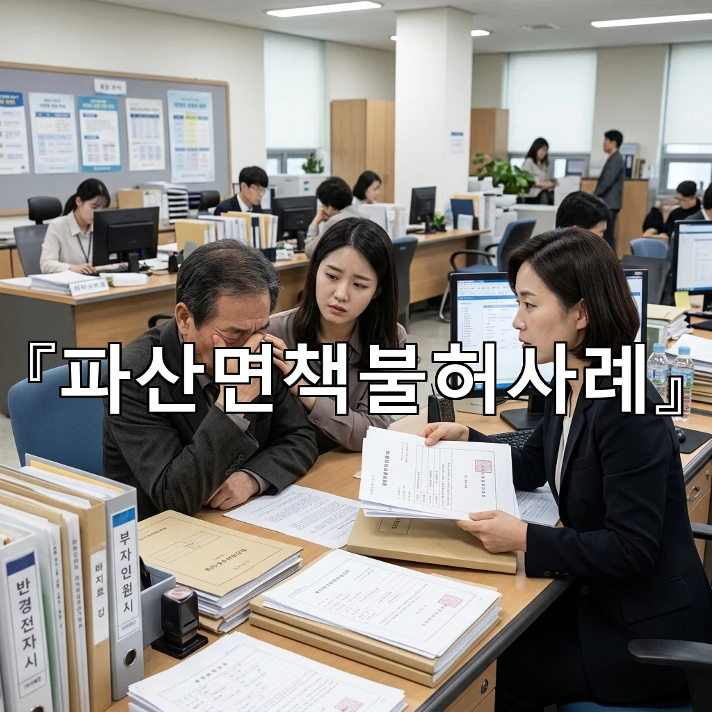 파산면책불허사례 서류 흐름 속에서 놓치기 쉬운 판단의 갈림길