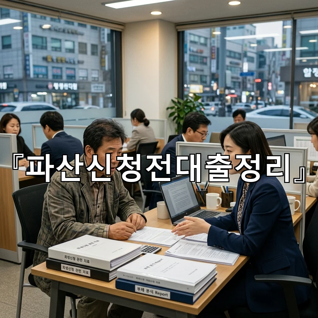 파산신청전대출정리 신중한 선택을 위해 먼저 따져볼 핵심 변수들