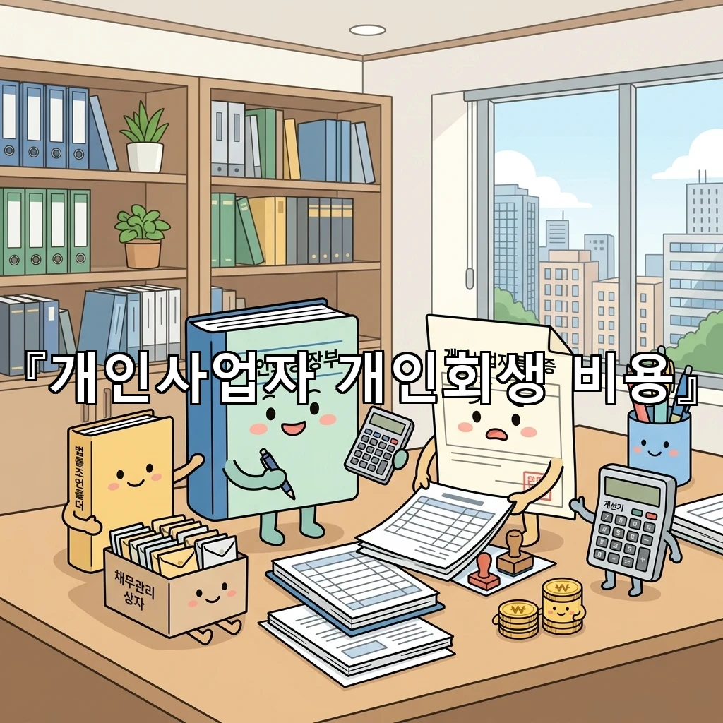 개인사업자개인회생비용 매출과 지출을 함께 보는 첫걸음 정리
