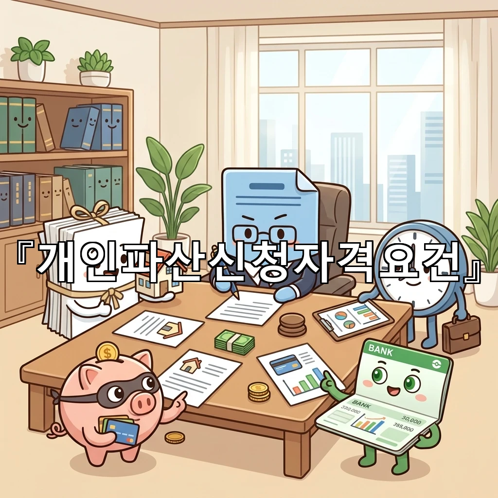 개인파산신청자격요건 생활비와 채무를 함께 살피는 첫걸음 안내