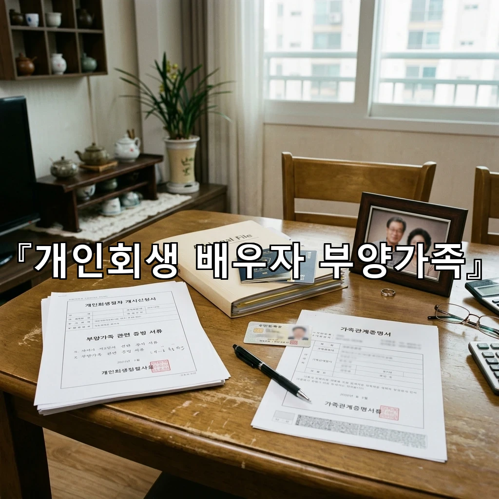 개인회생배우자부양가족 기준을 다시 살피는 실제 준비의 흐름