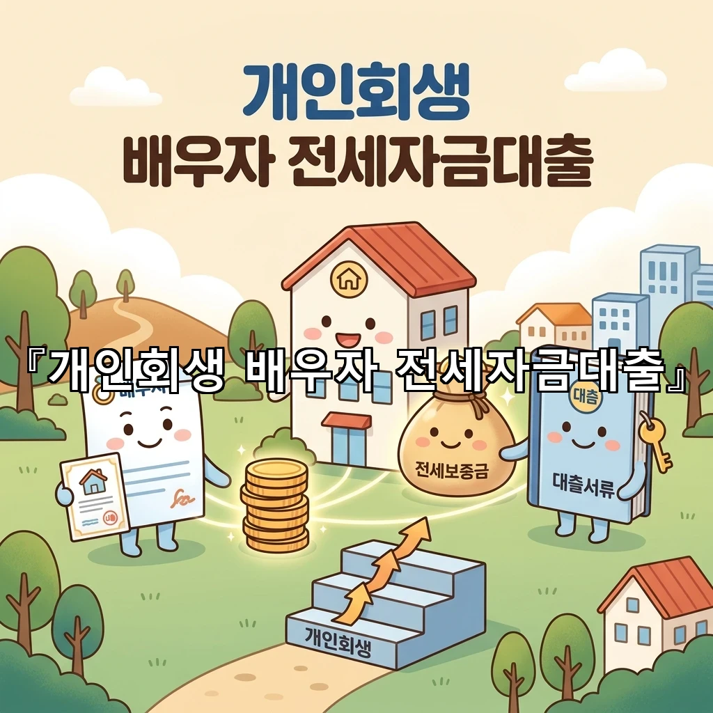 개인회생배우자전세자금대출 배우자 신용을 살피는 실전 점검 순서