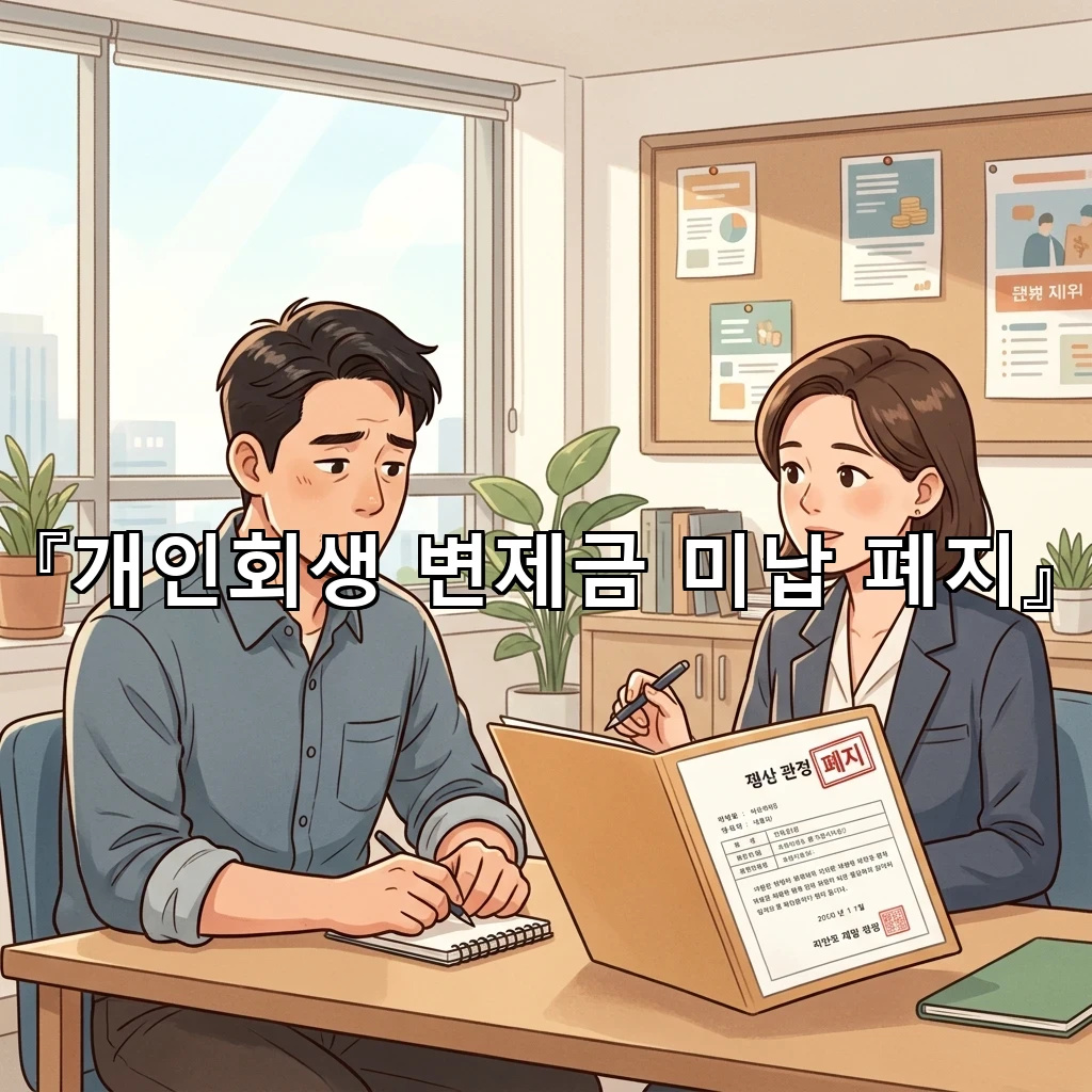 개인회생변제금미납폐지 절차를 앞두고 정리해야 할 마음의 방향